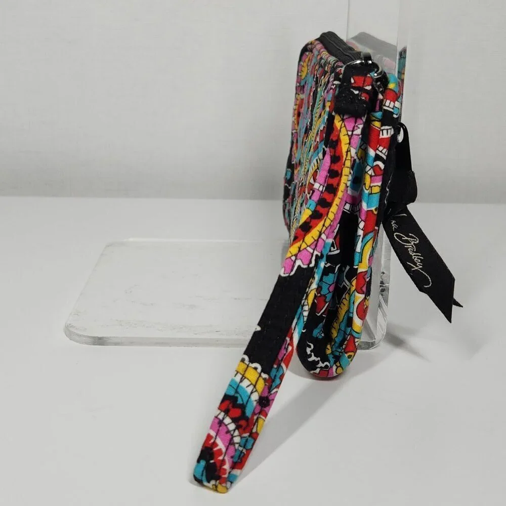 Vera Bradley Parisian Paisly and Floral Wristlet Wallet